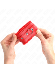 KINK MUNEQUERAS FORRADAS PREMIUM ROJO CON CORREA ROJO AJUSTABLE 17 29 CM X 6 CM
