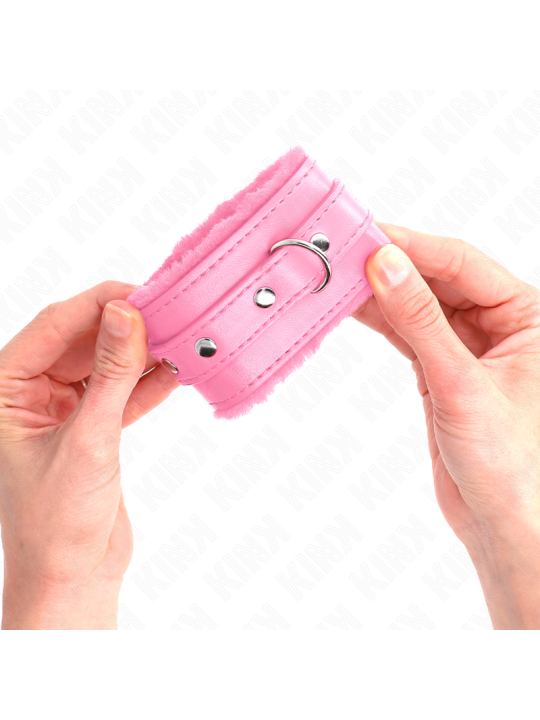 KINK MUNEQUERAS FORRADAS PREMIUM ROSA CON CORREA ROSA AJUSTABLE 17 29 CM X 6 CM