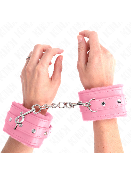 KINK MUNEQUERAS FORRADAS PREMIUM ROSA CON CORREA ROSA AJUSTABLE 17 29 CM X 6 CM