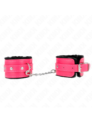 KINK MUNEQUERAS FORRADAS PREMIUM NEGRO CON CORREA FUCSIA AJUSTABLE 17 29 CM X 6 CM