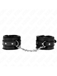 KINK MUNEQUERAS FORRADAS PREMIUM NEGRO CON CORREA NEGRO AJUSTABLE 17 29 CM X 6 CM