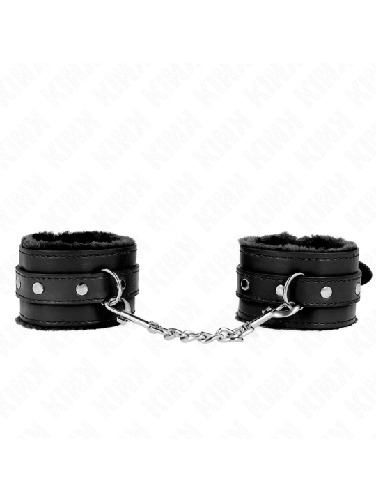 KINK MUNEQUERAS FORRADAS PREMIUM NEGRO CON CORREA NEGRO AJUSTABLE 17 29 CM X 6 CM