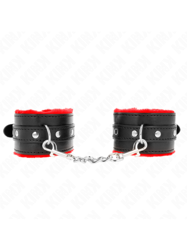 KINK MUNEQUERAS FORRADAS PREMIUM ROJO CON CORREA NEGRO AJUSTABLE 17 29 CM X 6 CM