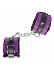 KINK MUNEQUERAS FORRADAS PREMIUM NEGRO CON CORREA VIOLETA NEGRO AJUSTABLE 17 29 CM X 6 CM