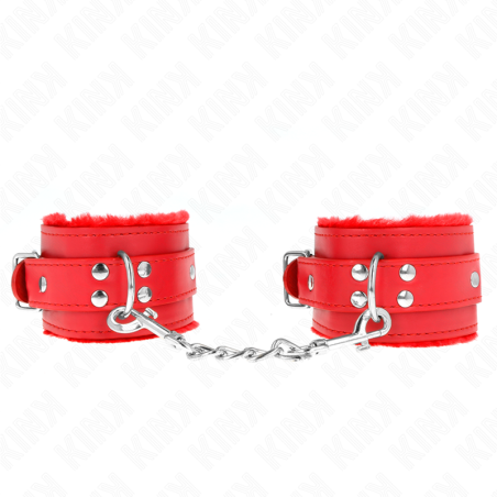 KINK MUNEQUERAS FORRADAS ROJO CON CORREA ROJO AJUSTABLE 20 29 CM X 55 CM