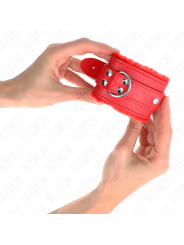 KINK MUNEQUERAS FORRADAS ROJO CON CORREA ROJO AJUSTABLE 20 29 CM X 55 CM