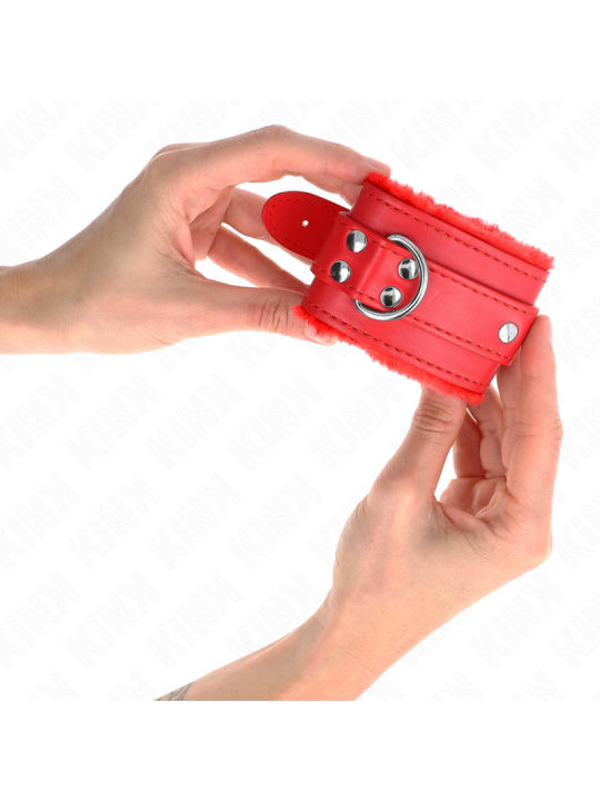 KINK MUNEQUERAS FORRADAS ROJO CON CORREA ROJO AJUSTABLE 20 29 CM X 55 CM