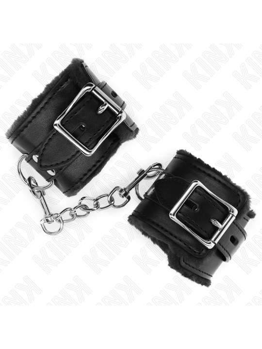 KINK MUNEQUERAS FORRADAS NEGRO CON CORREA NEGRO AJUSTABLE 20 29 CM X 55 CM