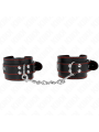 KINK MUNEQUERAS NEGRO CON DETALLES EN ROJO AJUSTABLE 20 28 CM X 55 CM