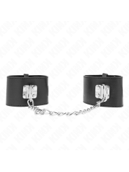 KINK MUNEQUERAS FIJAS CON CADENA 30 CM Y CIERRE CANDADO NEGRO AJUSTABLE 16 23 CM X 55 CM