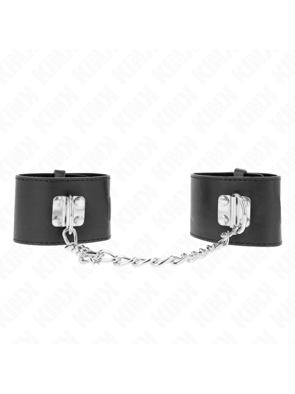 KINK MUNEQUERAS FIJAS CON CADENA 30 CM Y CIERRE CANDADO NEGRO AJUSTABLE 16 23 CM X 55 CM