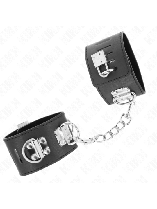 KINK MUNEQUERAS MULTIPOSICION CON CIERRE CANDADO NEGRO AJUSTABLE 16 23 CM X 55 CM