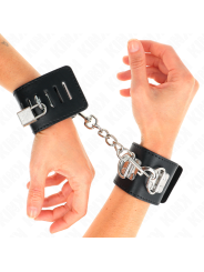 KINK MUNEQUERAS MULTIPOSICION CON CIERRE CANDADO NEGRO AJUSTABLE 16 23 CM X 55 CM