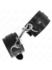 KINK MUNEQUERAS SIMPLES CON FILA DE REMACHES NEGRO AJUSTABLE 17 28 CM X 5 CM