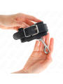 KINK MUNEQUERAS SIMPLES CON FILA DE REMACHES Y HEBILLA GRANDE NEGRO AJUSTABLE 17 28 CM X 5 CM