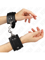 KINK MUNEQUERAS ESTILO MAZMORRA CON CERRADURA NEGRO AJUSTABLE 21 28 CM X 55 CM