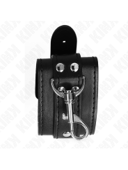 KINK MUNEQUERAS ESTILO MAZMORRA CON CERRADURA NEGRO AJUSTABLE 21 28 CM X 55 CM