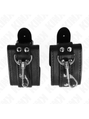 KINK MUNEQUERAS ESTILO MAZMORRA CON CERRADURA NEGRO AJUSTABLE 21 28 CM X 55 CM