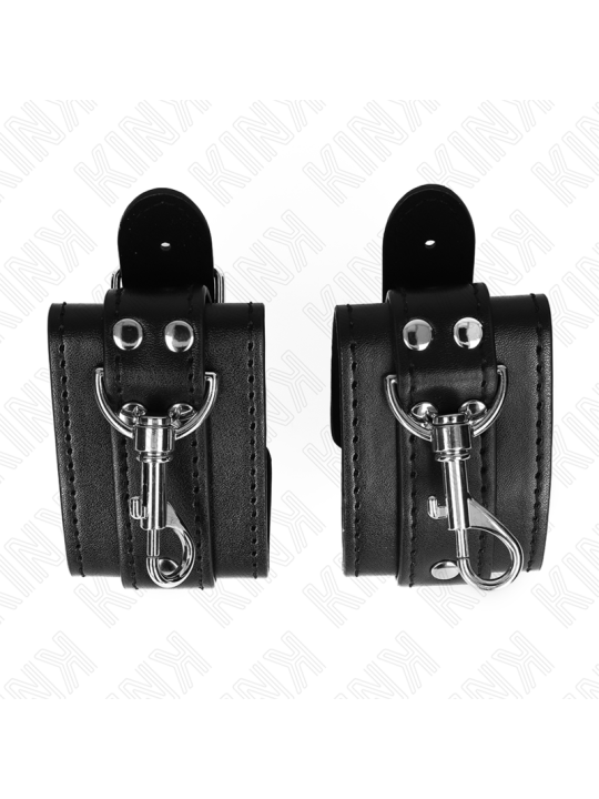 KINK MUNEQUERAS ESTILO MAZMORRA CON CERRADURA NEGRO AJUSTABLE 21 28 CM X 55 CM