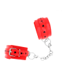 KINK MUNEQUERAS ROJO CON INCRUSTACION DE CORAZON NEGRO AJUSTABLE 21 28 CM X 55 CM