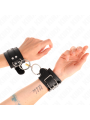KINK MUNEQUERAS CON BLOQUEO DE CANDADO EN ANILLAS NEGRO AJUSTABLE 20 28 CM X 55 CM