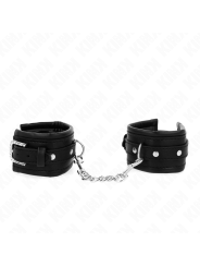 KINK MUNEQUERAS NEGRO CON HEBILLA DE DIAMANTES DE IMITACION AJUSTABLE 25 32 CM X 55 CM