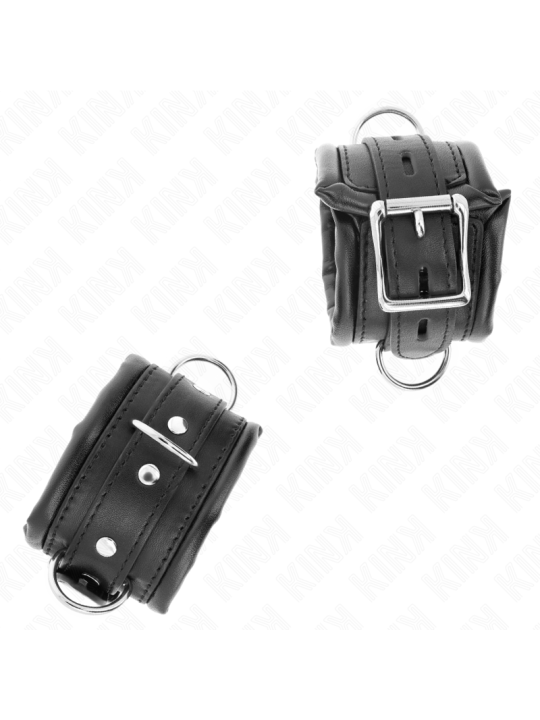 KINK MUNEQUERAS ESTILO HEAVY FORRO NEGRO AJUSTABLE 20 30 CM X 6 CM