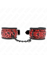 KINK MUNEQUERAS CON PATRON DE DIAMANTES ROJO OSCURO AJUSTABLE 17 26 CM X 55 CM