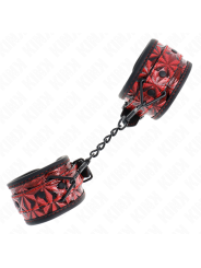 KINK MUNEQUERAS CON PATRON DE DIAMANTES ROJO OSCURO AJUSTABLE 17 26 CM X 55 CM