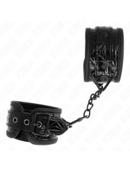 KINK MUNEQUERAS CON PATRON DE DIAMANTES NEGRO AJUSTABLE 17 26 CM X 55 CM