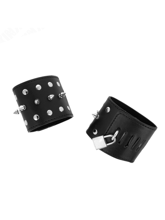 KINK MUNEQUERAS ESTILO PUNK CON PINCHOS 25 X 6 CM