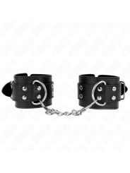 KINK MUNEQUERAS CON DOBLE LINEA DE TACHUELAS NEGRO AUSTABLE 19 26 CM