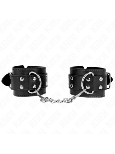 KINK MUNEQUERAS CON DOBLE LINEA DE TACHUELAS NEGRO AUSTABLE 19 26 CM