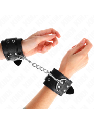 KINK MUNEQUERAS CON DOBLE LINEA DE TACHUELAS NEGRO AUSTABLE 19 26 CM