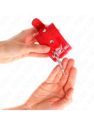 KINK MUNEQUERAS CON TACHUELAS ROJO AJUSTABLE 23 33 CM