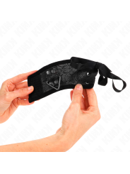 KINK MUNEQUERAS DISENO ESCANDALO NEGRO DETALLE LAZO 245 CM X 65 CM