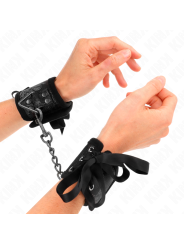 KINK MUNEQUERAS DISENO ESCANDALO NEGRO DETALLE LAZO 245 CM X 65 CM