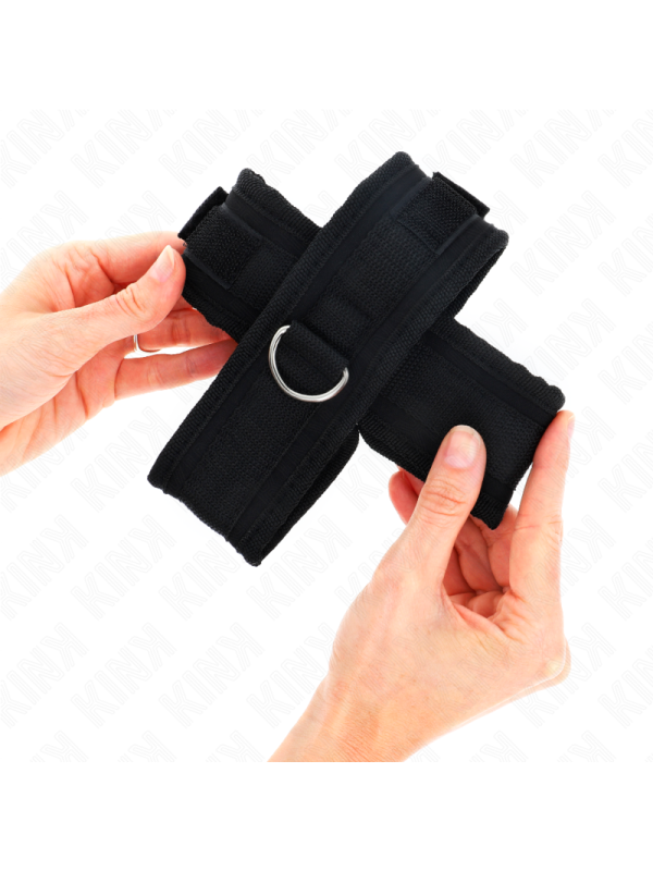 KINK MUNEQUERAS CRUZADA NEGRO 34 X 55 CM