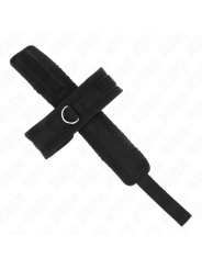 KINK MUNEQUERAS CRUZADA NEGRO 34 X 55 CM