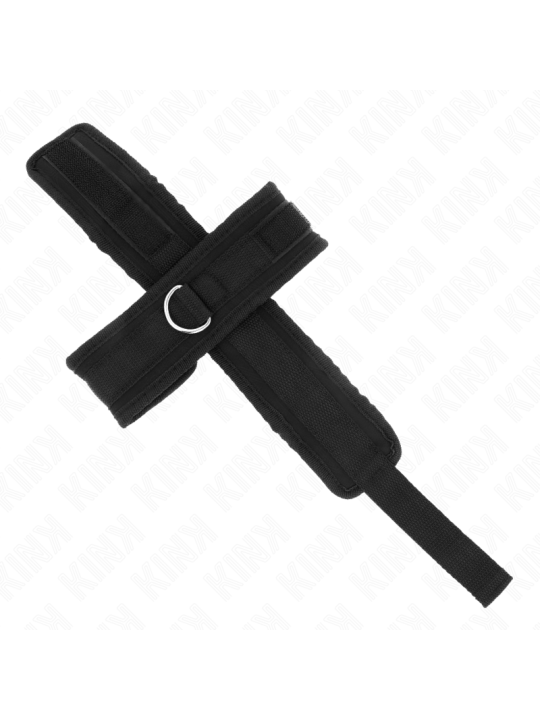 KINK MUNEQUERAS CRUZADA NEGRO 34 X 55 CM