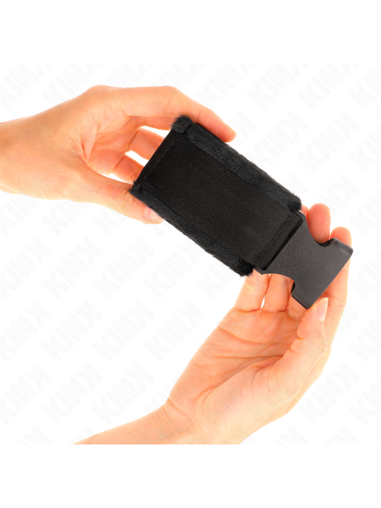 KINK MUNEQUERAS NYLON NEGRO MODELO 1 AJUSTABLE 25 35 CM X 6 CM