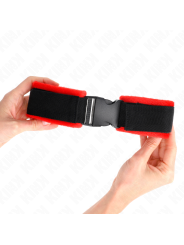 KINK MUNEQUERAS NYLON ROJO NEGRO MODELO 1 AJUSTABLE 25 35 CM X 6 CM