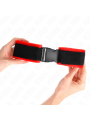 KINK MUNEQUERAS NYLON ROJO NEGRO MODELO 1 AJUSTABLE 25 35 CM X 6 CM