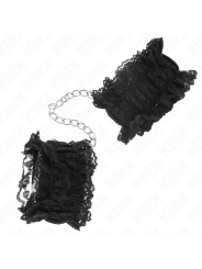 KINK MUNEQUERAS ELASTICAS DE ENCAJE NEGRO