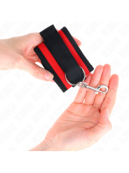 KINK MUNEQUERAS NYLON ROJO NEGRO MODELO 2 AJUSTABLE 18 35 CM X 6 CM