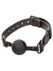 CALEXOTICS NOCTURNAL MORDAZA DE BOLA SILICONA NEGRO