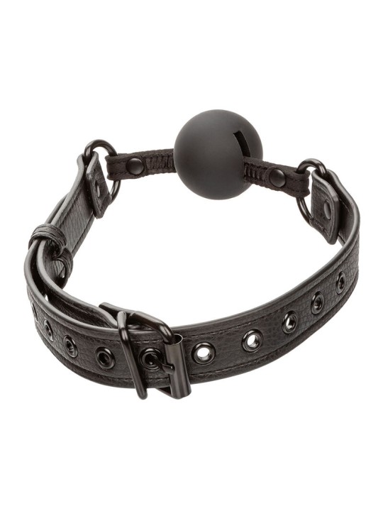 CALEXOTICS NOCTURNAL MORDAZA DE BOLA SILICONA NEGRO