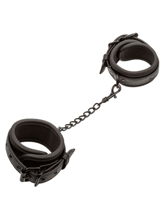 CALEXOTICS NOCTURNAL ESPOSAS CUERO AJUSTABLE NEGRO