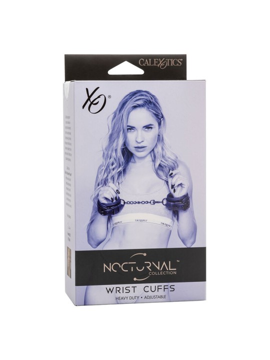 CALEXOTICS NOCTURNAL ESPOSAS CUERO AJUSTABLE NEGRO