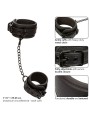 CALEXOTICS NOCTURNAL ESPOSAS DE TOBILLO CUERO AJUSTABLE NEGRO